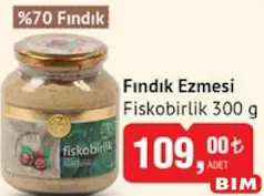 FİSKOBİRLİK FINDIK EZMESİ 300 G